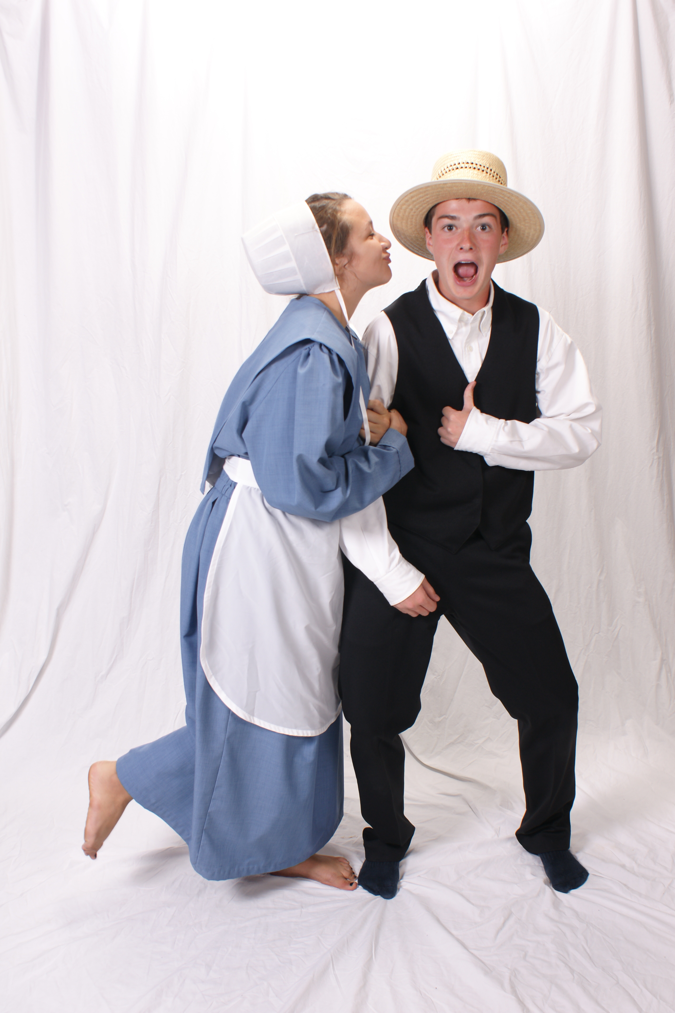 Deluxe Couples Outfit . . . total costume for Him and Her - The Amish